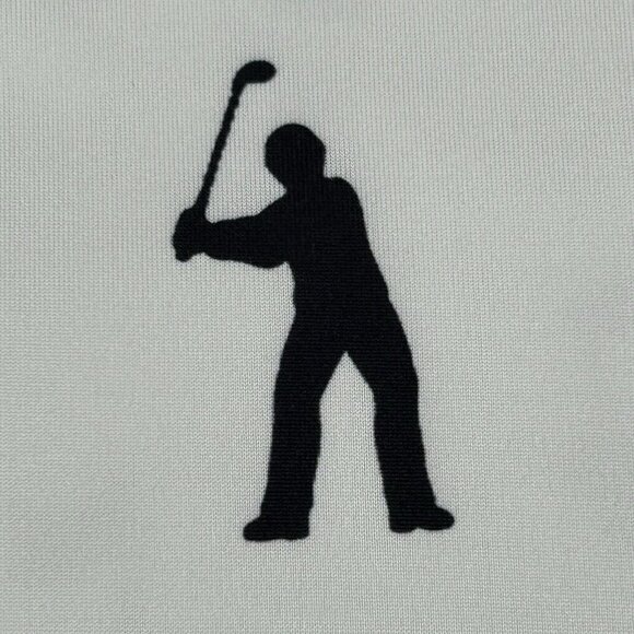 Deolax Polo Shirt Mens Large All Over Print Golf Performance Stretch Golfer - Picture 6 of 13